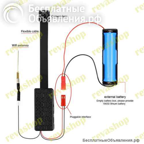 Портативная мини видеокамера 4K WiFi IP Портативная 4K WiFi IP мини-камера датчик движения модуль к