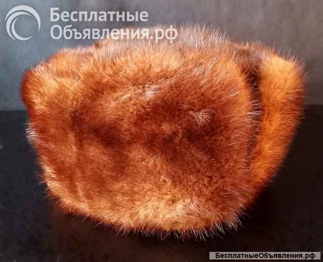 Шапка норковая мужская