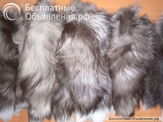 Натуральные меховые хвосты в ассортименте