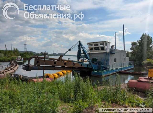 Земснаряд 2000 м3 в ч. 63 м вод. ст., гидроразмыв. Гл. 11 метров.