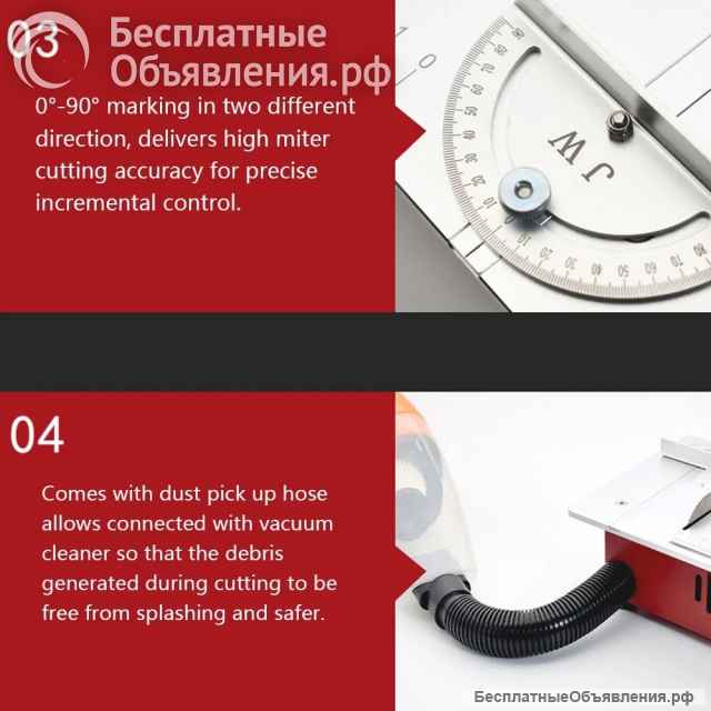 Мини-станок 6 в 1: пила, шлифовка, резка по дереву