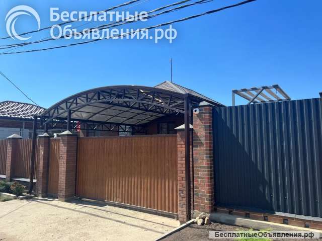 Монтаж, установка навесов