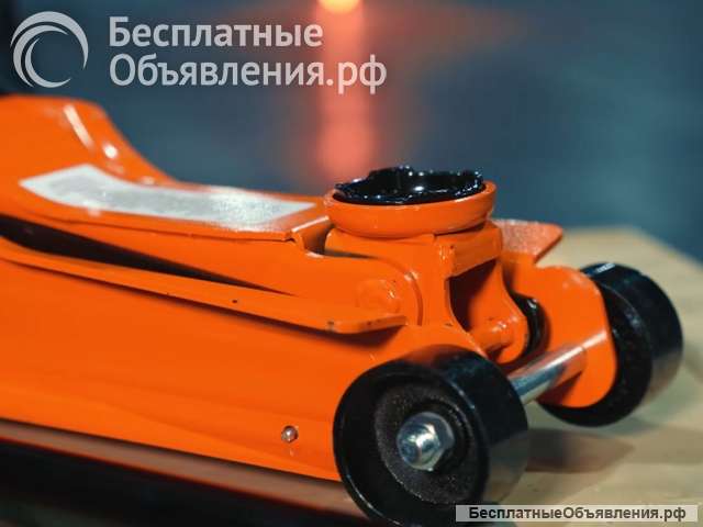 Домкрат гидравлический подкатной с низким подхватом, 85-370 мм, 2т