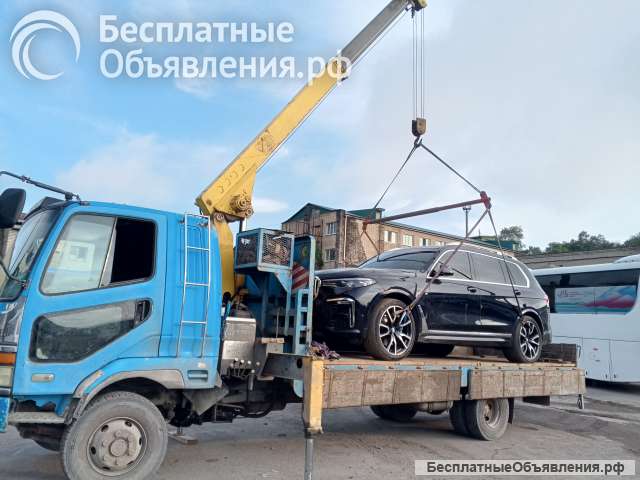 Услуги эвакуатора манипулятора борт 6 метров 5 тонн стрела 3 тонны