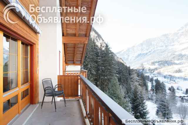 Residence 4.5-09, Лейкербад, Швейцария, Эксклюзивный 4,5-комнатный пентхаус с большим балконом