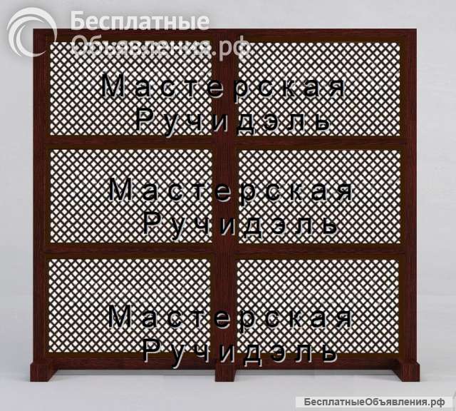 Перегородка резная для кафе Resto Perfo Gloria DLX