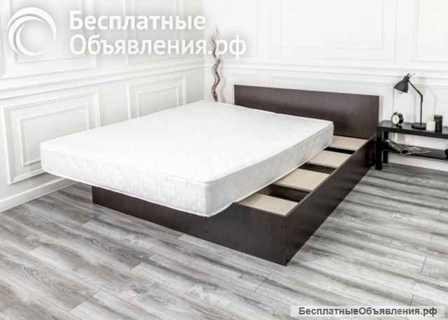 Кровать King Size 180х200 с матрасом Люкс+ доставка бесплатно