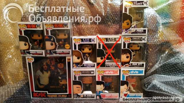 Коллекционные фигурки Funco Pop Rocks: 28 штук оптом