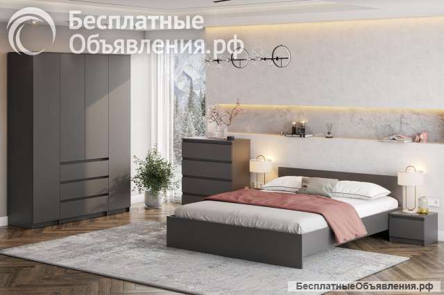 Спальня Графит