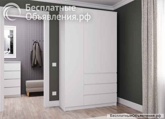 Шкаф распашной белый 160, 120, 80, 40 см