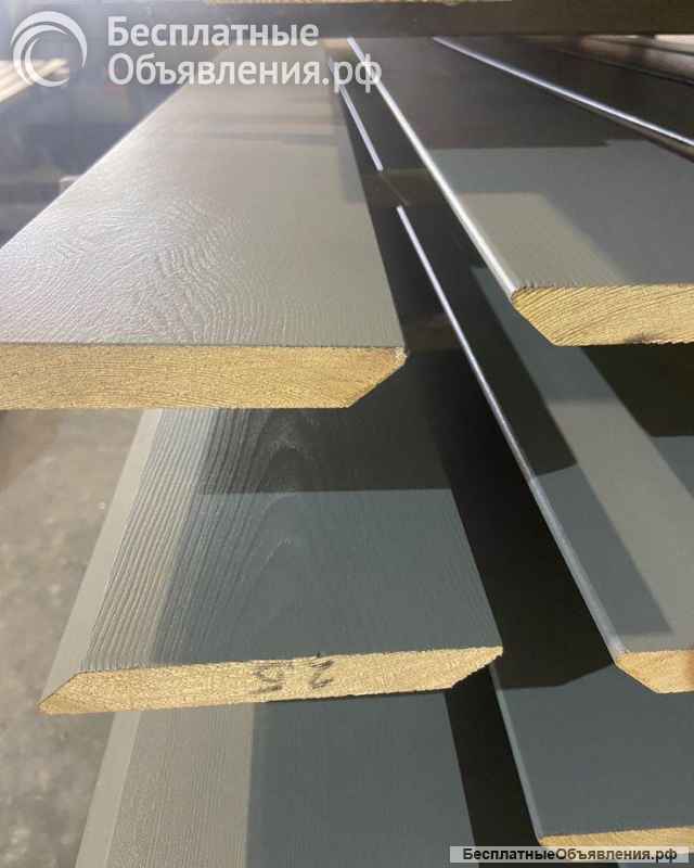 Фасадная доска - планкен из термоясеня и термолиственницы, косой, прямой