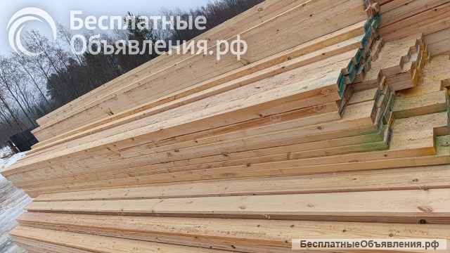 Доска обрезная 25х100х6000 1 сорт ГОСТу 8486-86