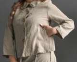 Жакет из домотканого льна 52 размер