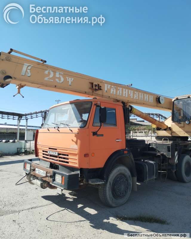 Б/у Автокран КС-55713-1 на шасси Камаз 65115-62
