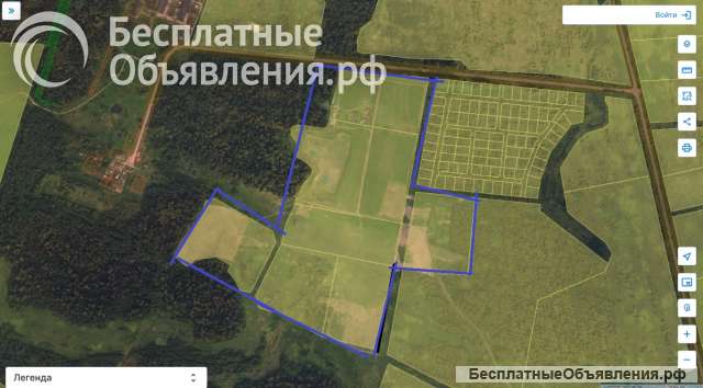 Земельный участок 45 Га (готовое фермерское хозяйство) в Шаховском