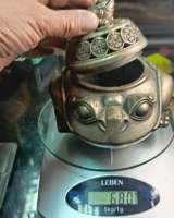 Кадильница жаба богатства 20век бронза