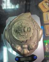 Кадильница жаба богатства 20век бронза