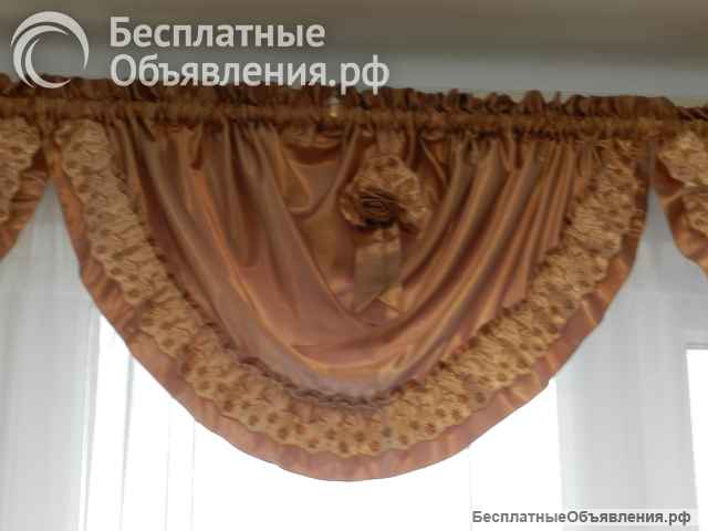 Красивые портьеры на окно из нежнейшего шелка