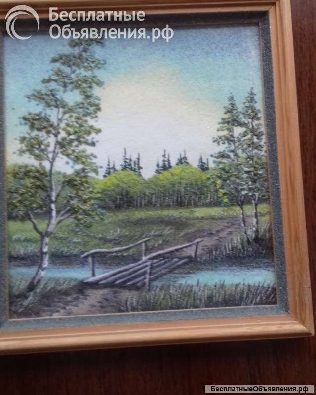 Картины из крошки каменной