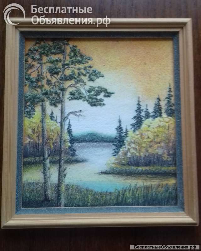 Картины из крошки каменной