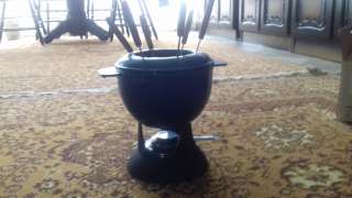 Кастрюля для фондю. новая. Крышка для микроволновки