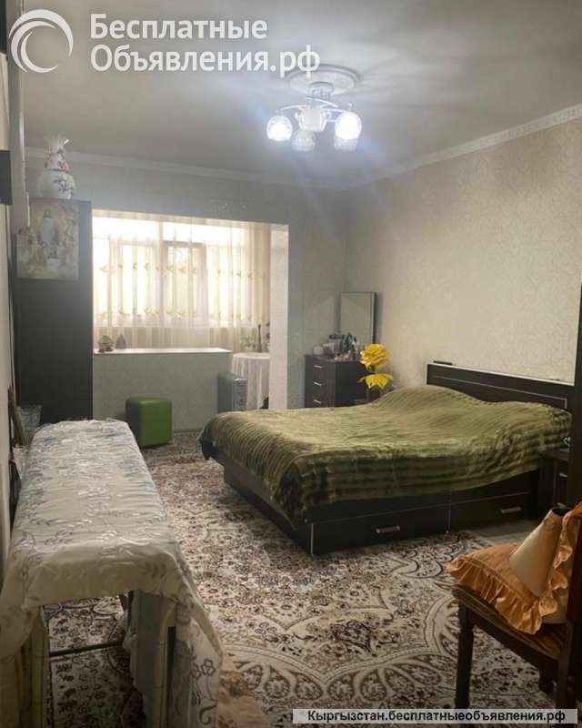 2-комнатную квартиру, мкр. Достук, 63 000 $, б/п