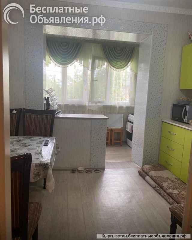 2-комнатную квартиру, мкр. Достук, 63 000 $, б/п