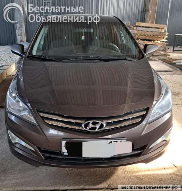 Легковой авто Хундай Солярис, 2016 г/в, пробег 107т.км цена 1 249 099 рублей