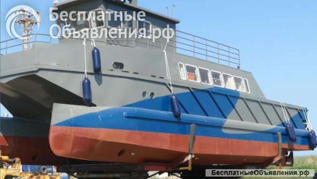 Водолазный бот, Стальной катамаран. 25 метров