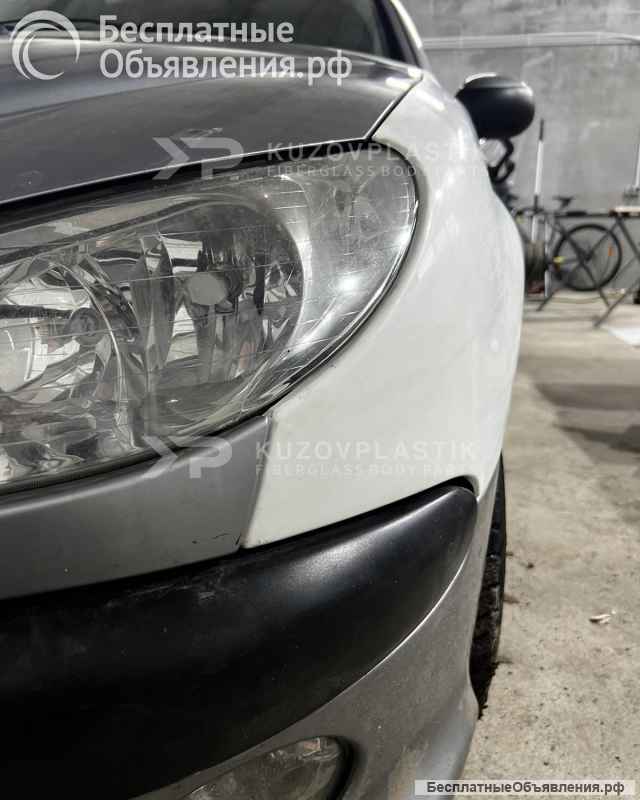 Крыло пежо 206 стеклопластик