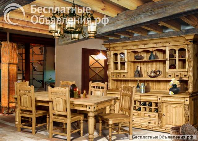 Мебель из массива сосны на любой вкус