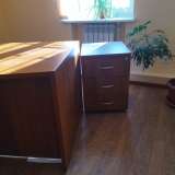 Стол с приставкой и тумбочкой, тумба, стулья