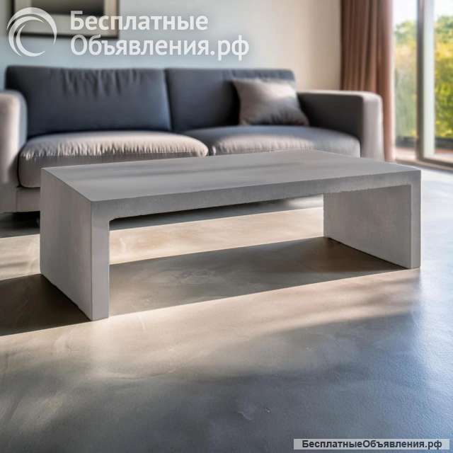 Стильная мебель и декор из бетона на заказ