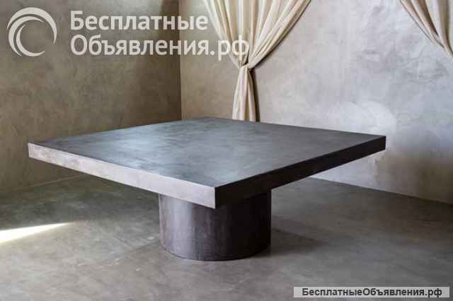 Стильная мебель и декор из бетона на заказ