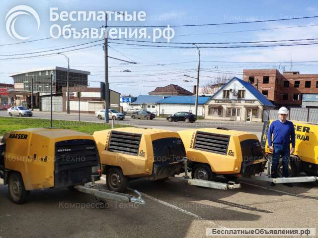 Аренда дизельного компрессора с отбойными молотками