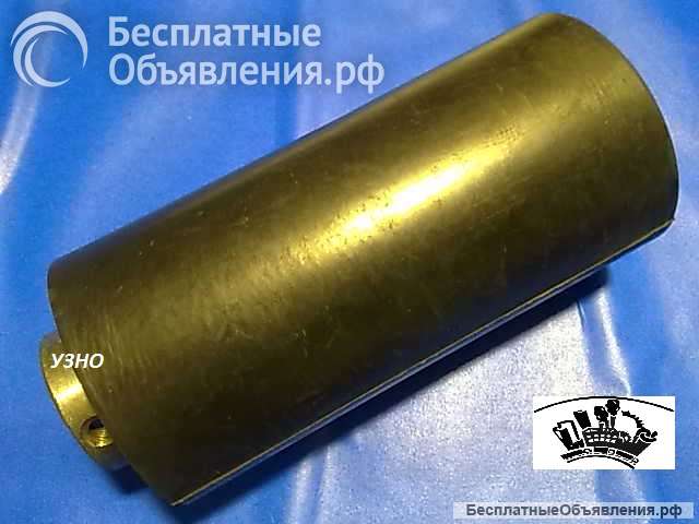 Ролик натяжной D-100х35х200мм. обрезиненный, линии яйцесбора и пометаудаления.