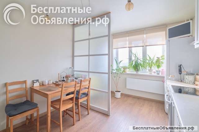 1-комнатной квартиры 43.4 м2
