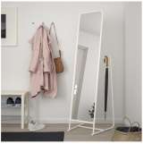 Зеркало напольное 48x160 см Белый IKEA кнаппер KNAPPER зеркало-вешалка