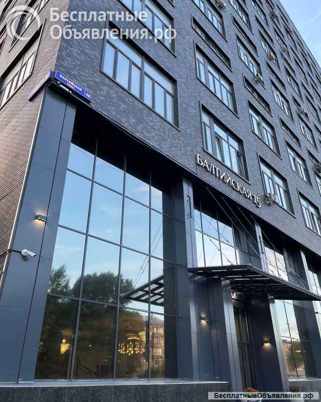 Апартаменты в ЖК Балтийский 15, 2 комнаты и идеальное состояние