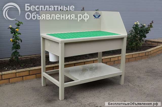 Стол-мойка для разделки и потрошения