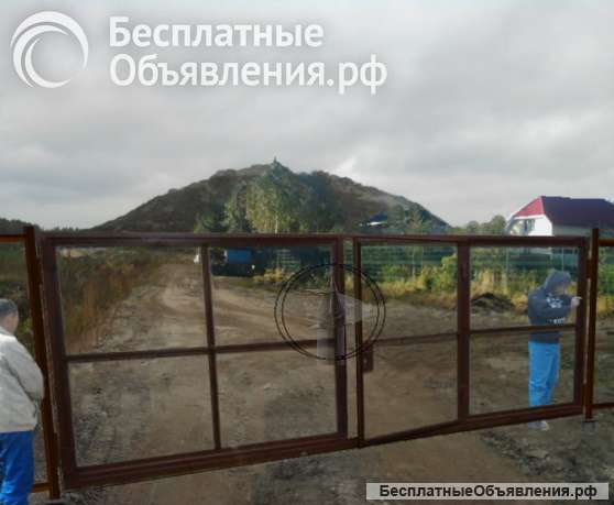 Ворота распашные калитки