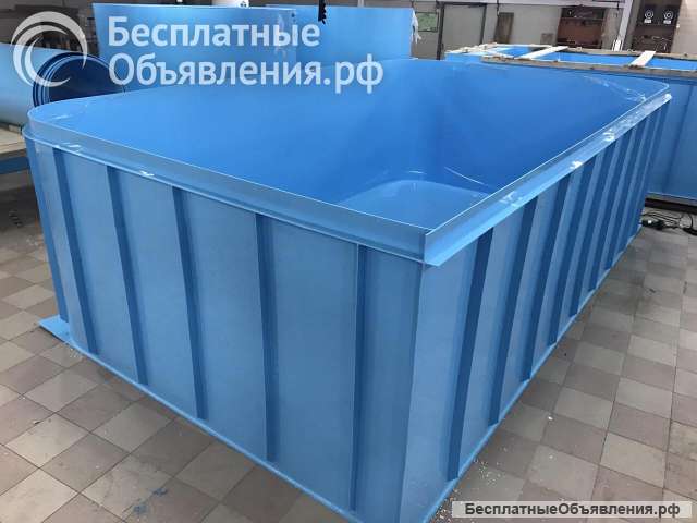 Чаша бассейна, купели из полипропилена