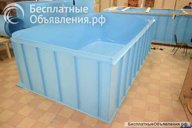 Чаша бассейна, купели из полипропилена