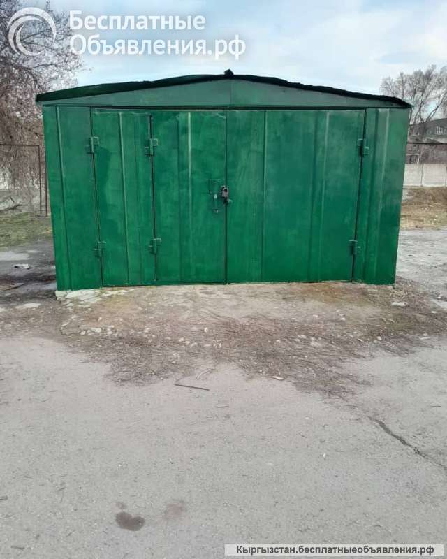 Металлический гараж 4 х 6 м. На вывоз