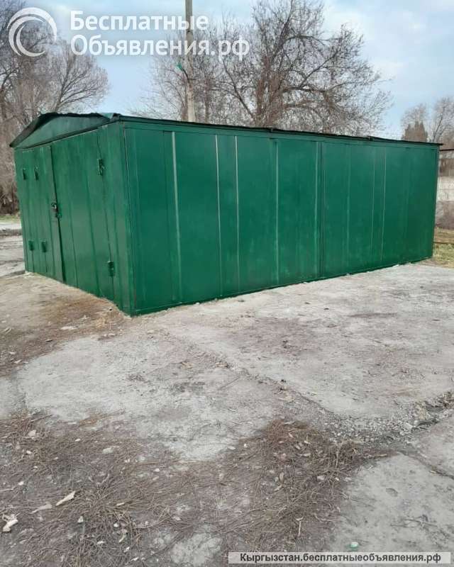 Металлический гараж 4 х 6 м. На вывоз