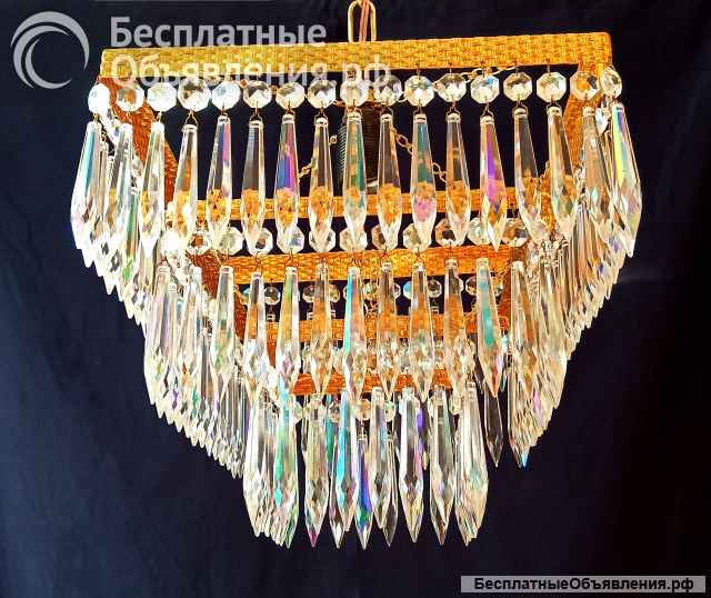 Люстра Чехословакия Хрусталь