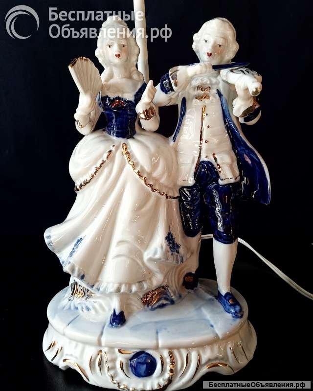 Настольная лампа фарфор