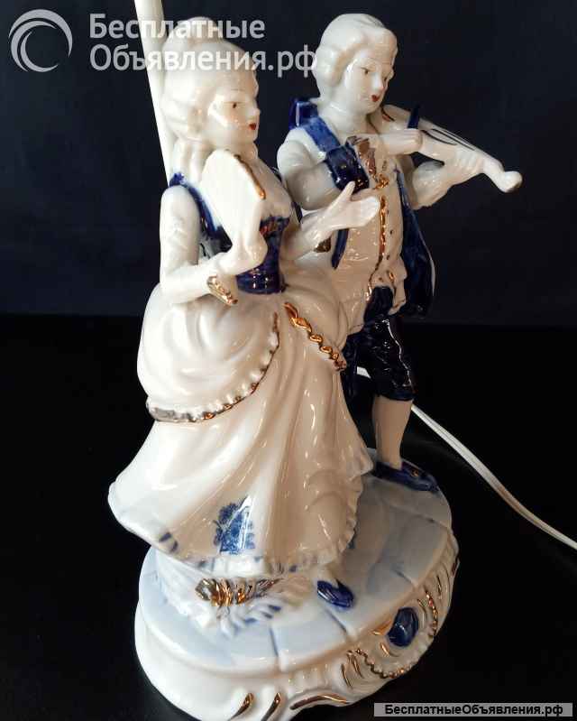 Настольная лампа фарфор