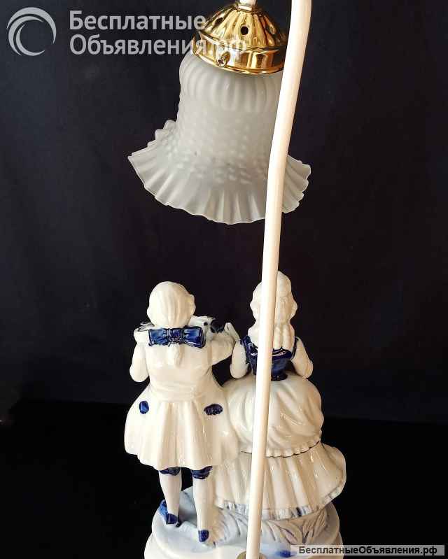 Настольная лампа фарфор