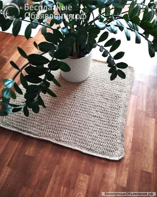 Придверный коврик из джута